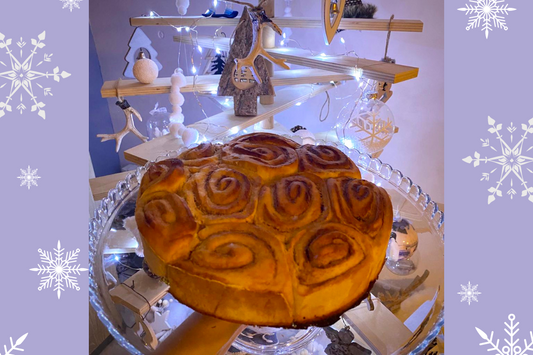 brioche de noel aux épices de pain d'épice