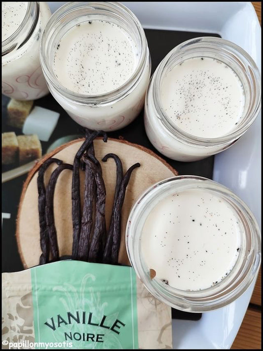 yaourt maison à la vanille epcie et à la crème de marron