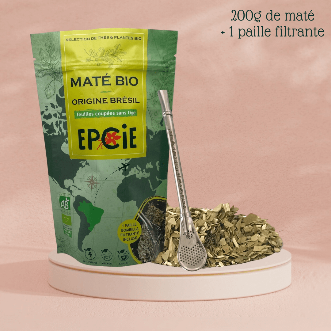 200g de maté epcie et sa paille filtrante offerte