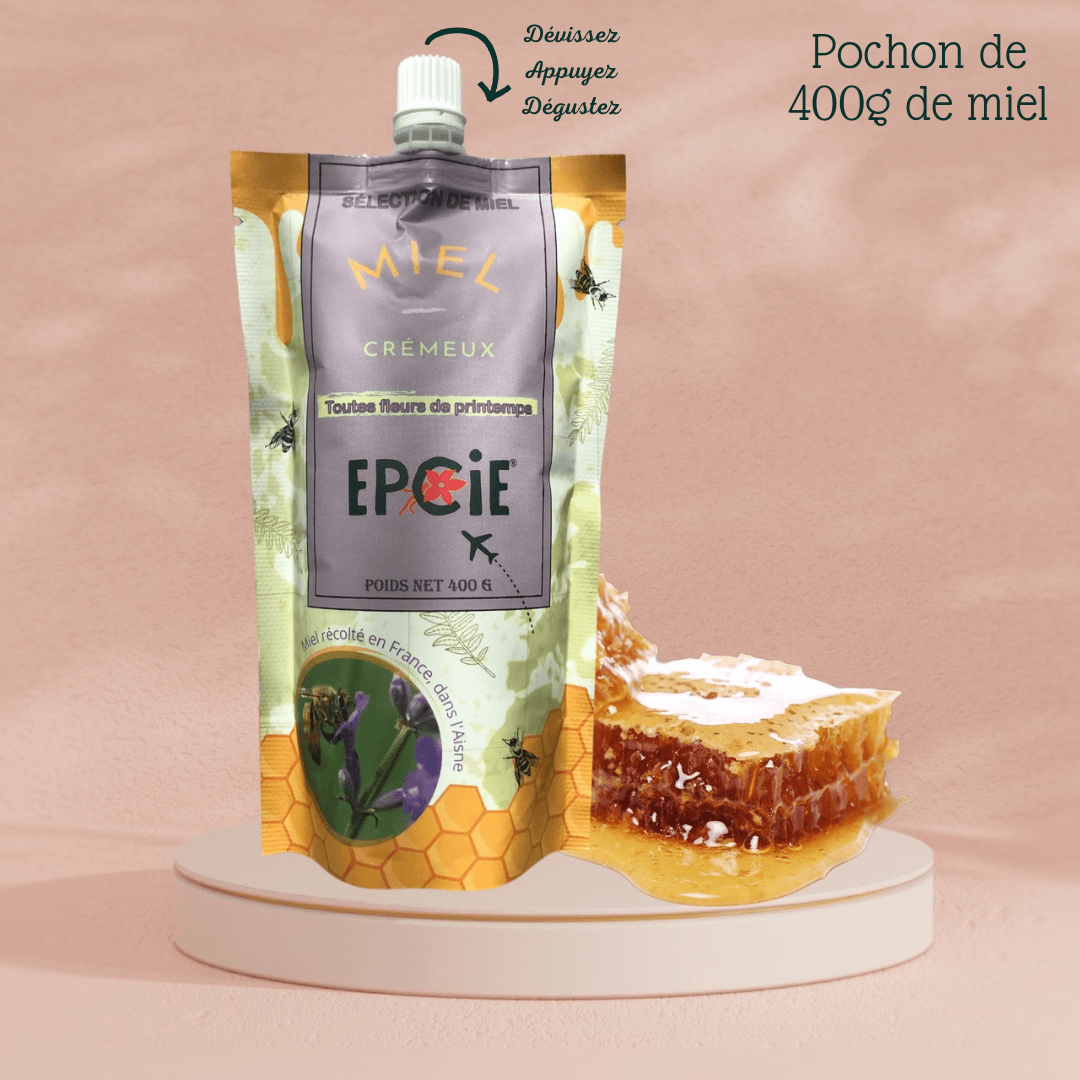 400g de miel cremeux epcie