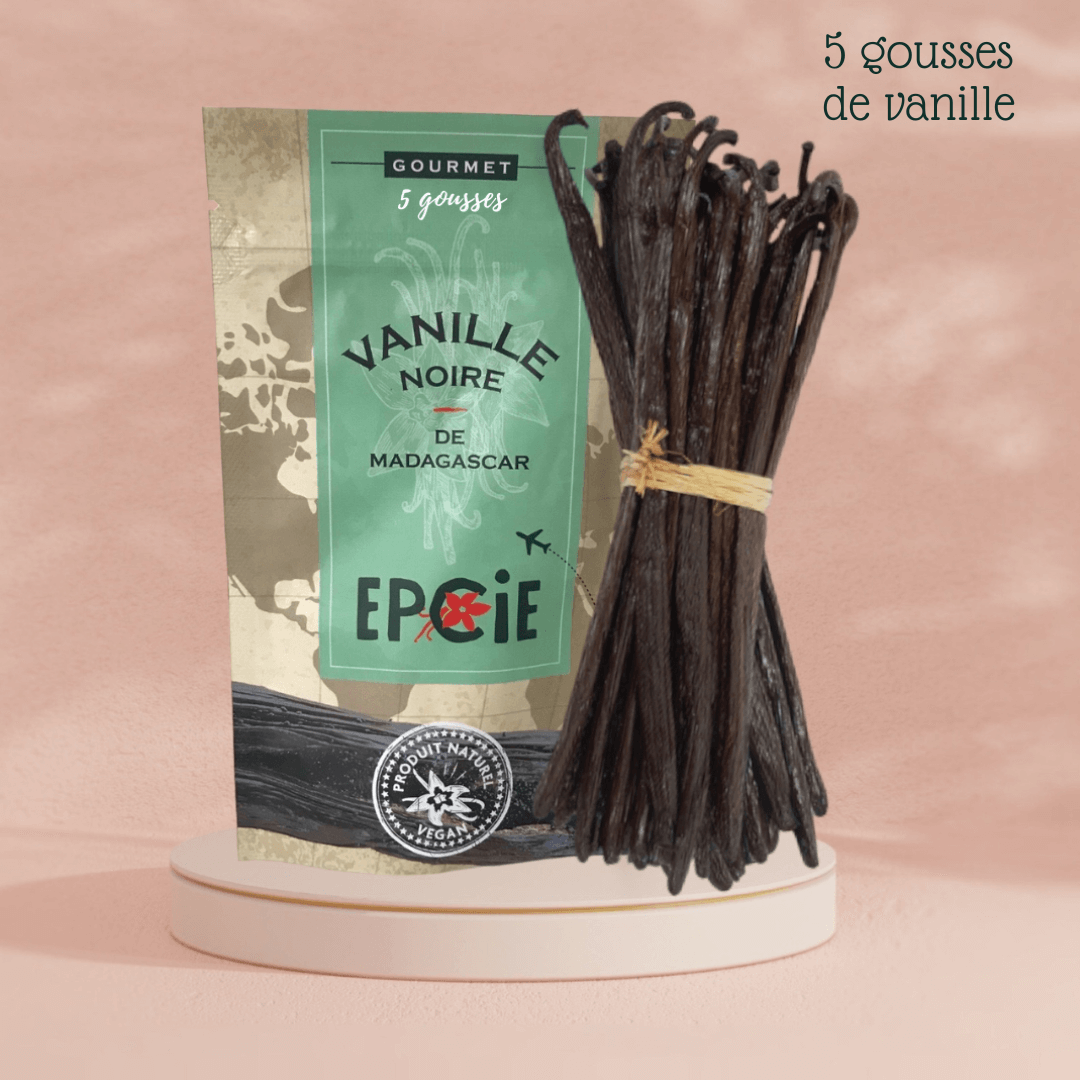 5 gousses de vanille epcie