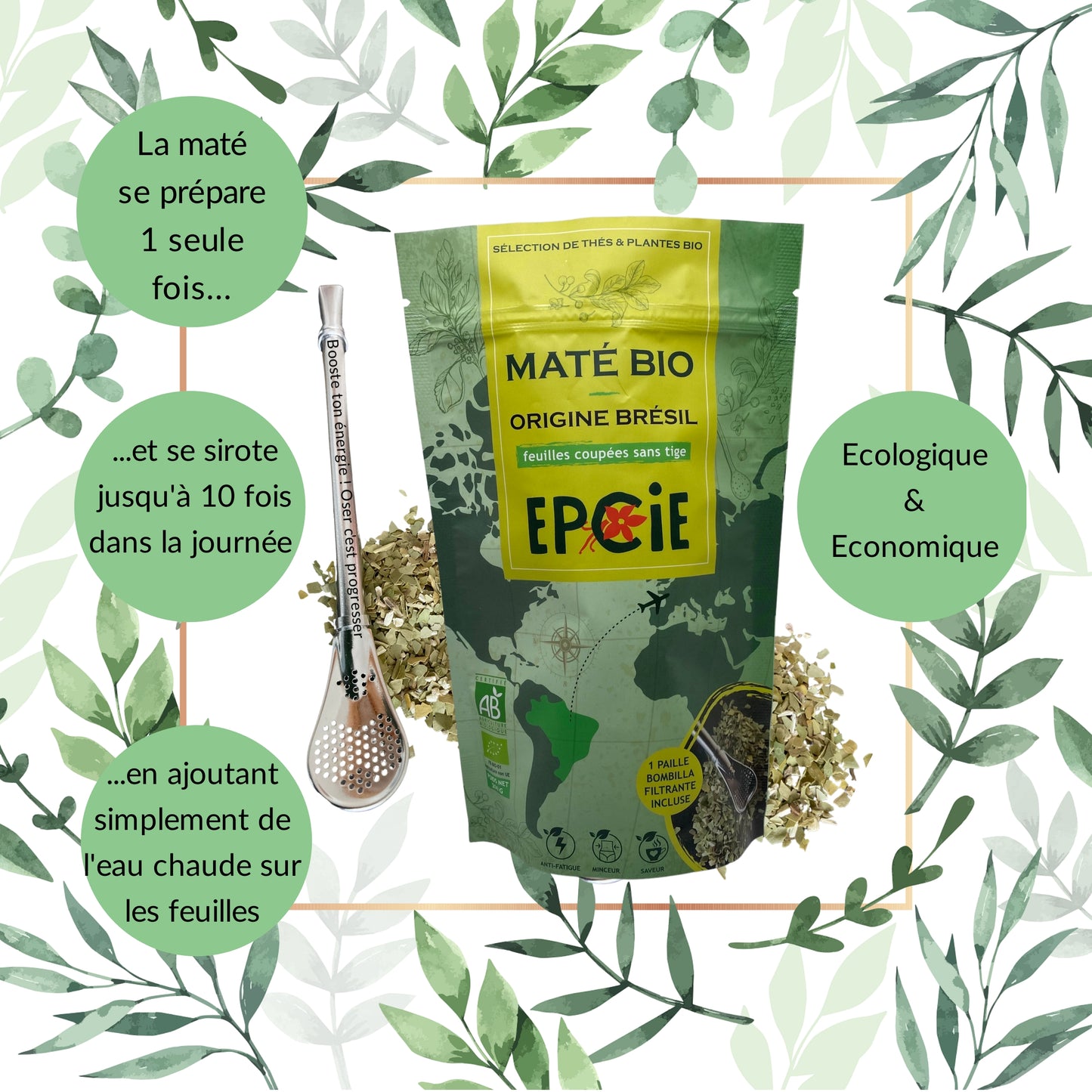 dosage maté infusion - quand jeter le maté - maté froid ou chaud - tout savoir sur epcie.fr