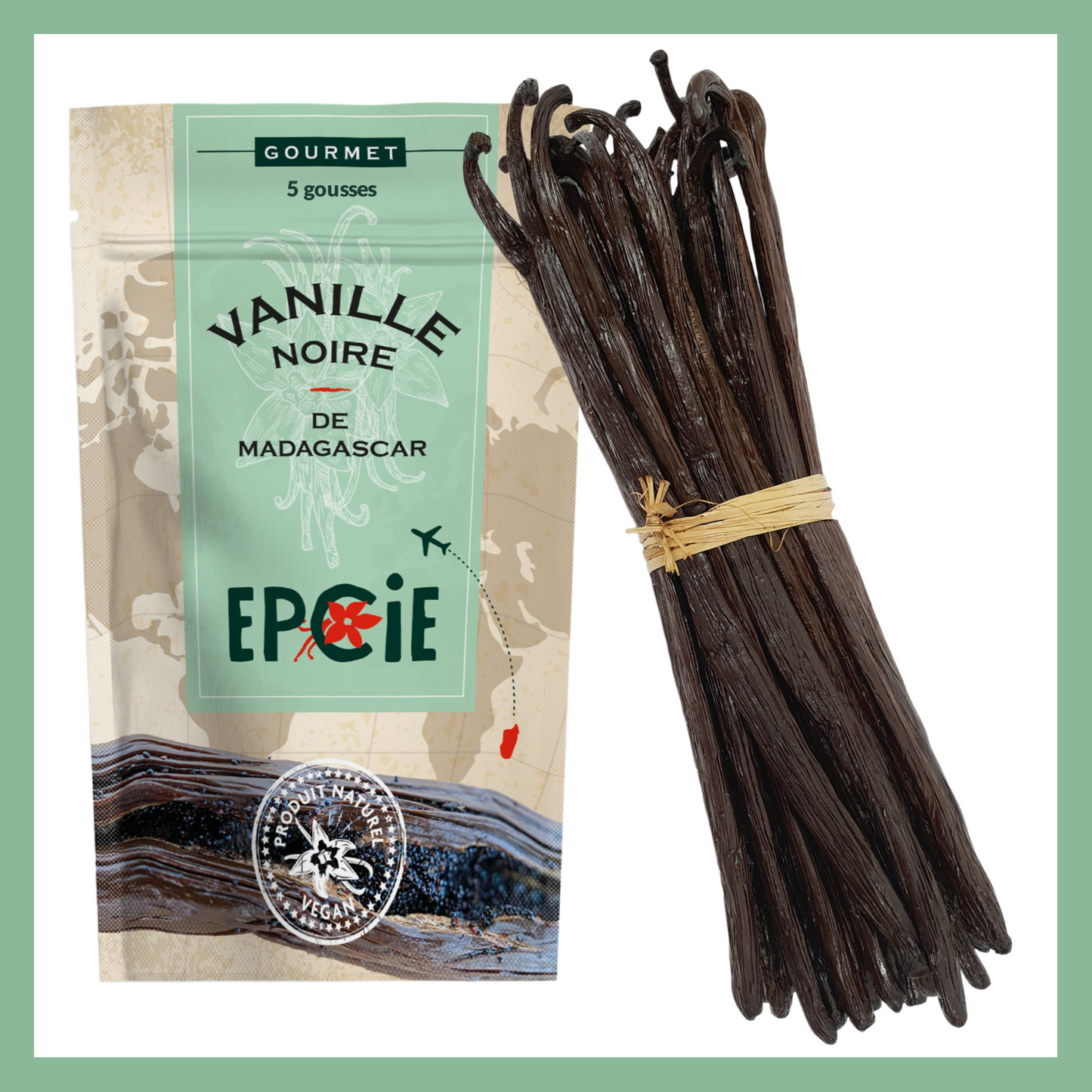 recharge epcie de gousses de vanille gourmet de madagascar cadeau pas cher pour cocktails rhum arrangé et pâtisserie