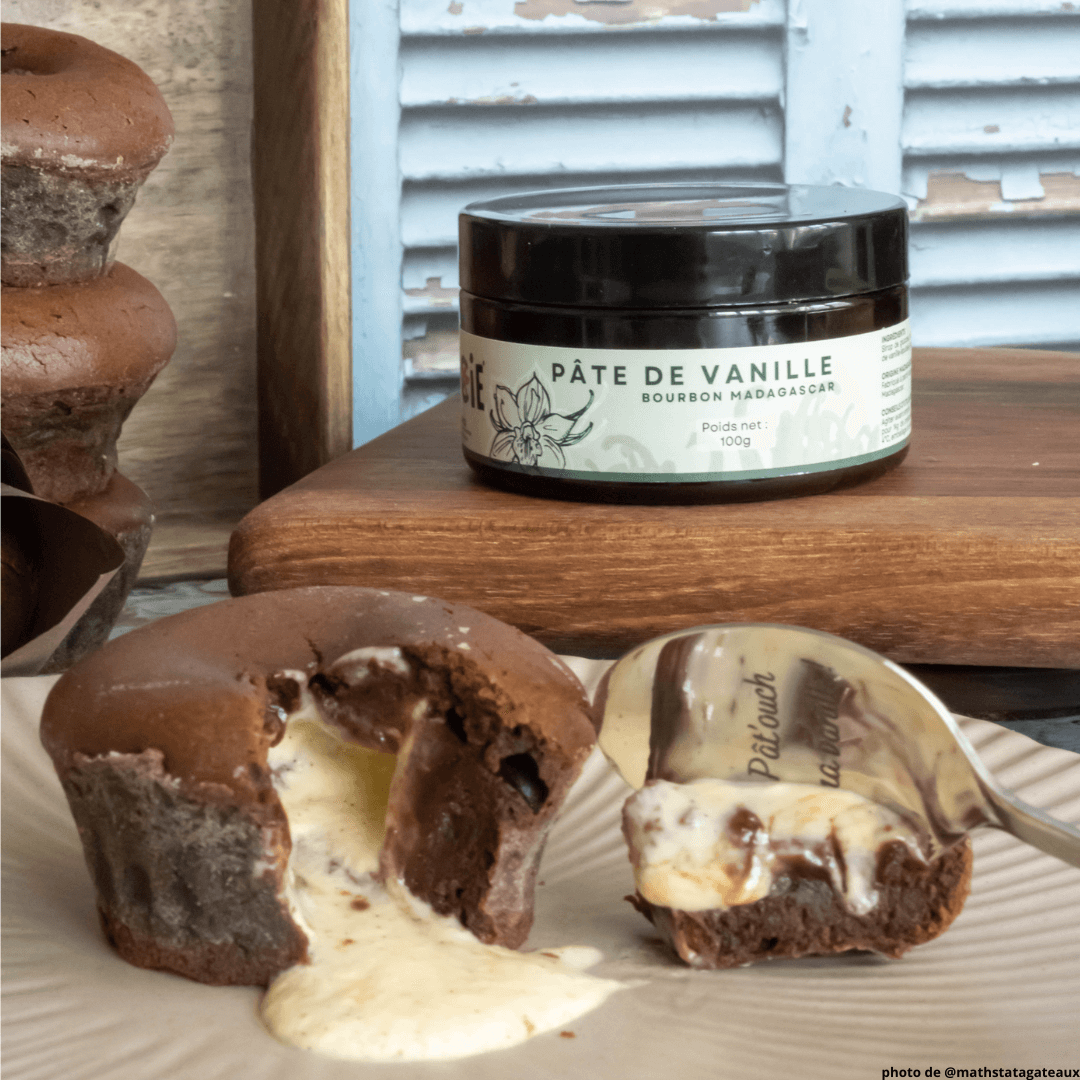 fondant coeur vanille recette avec pate vanille